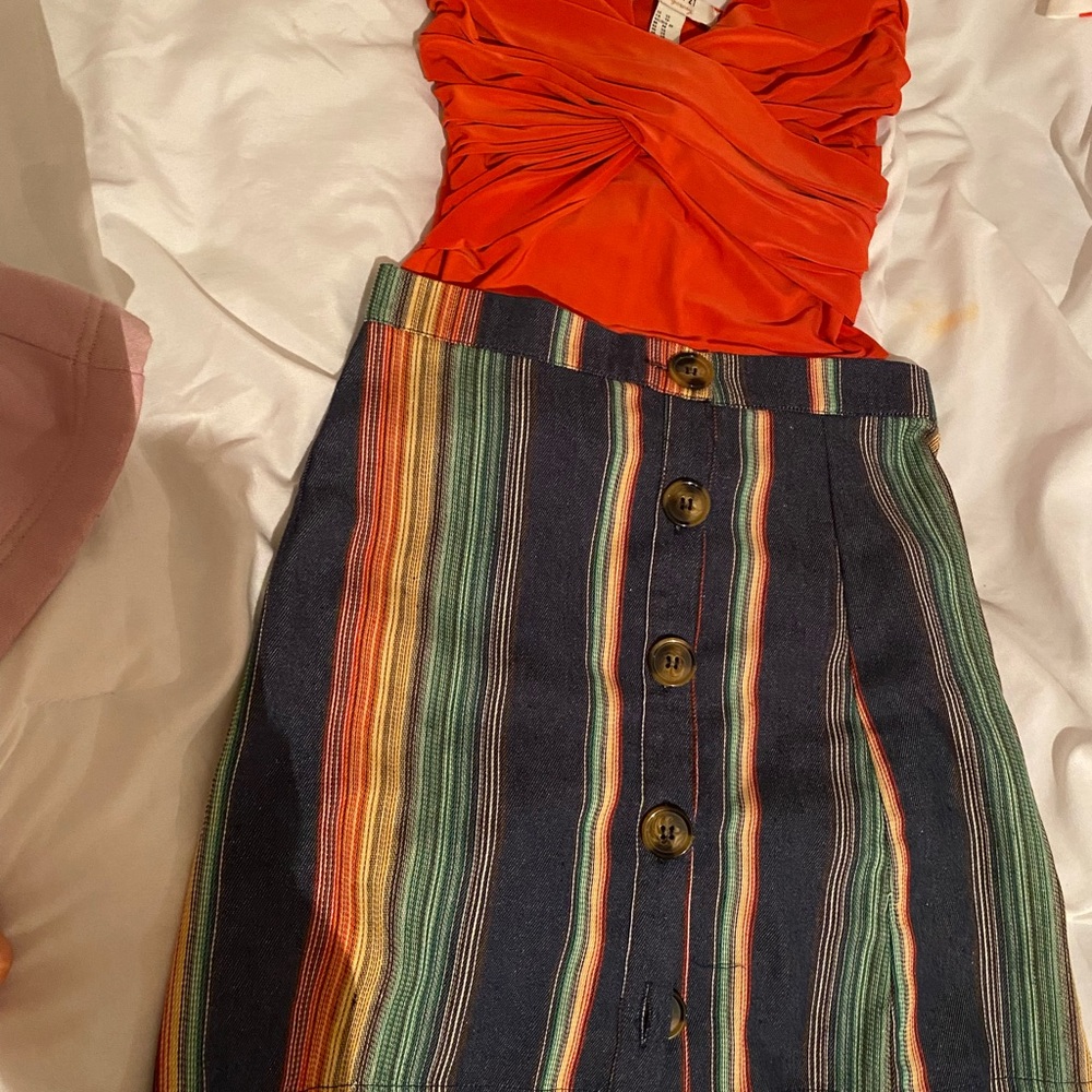 Forever 21 skirt and bodysuit set - Picture 2 of 7